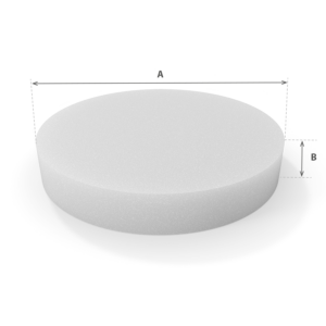 Espuma a Medida – Puff Redondo (Círculo)